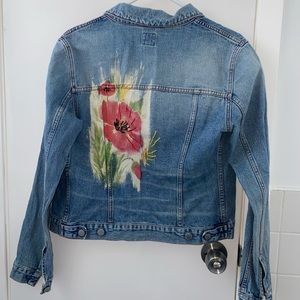 Miss Sixty Flower Back Jean Jacket